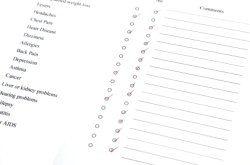 List of Health Problems List of Health Problems